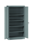 36"W x 18"D x 72"H Storage Cabinet with Adj. Shelves and Raisd Base - Knocked-Down - Top Tool & Supply