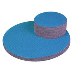 24" x No Hole - 40 Grit - PSA Sanding Disc - Blue Zirc-Cloth - Top Tool & Supply