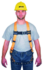 Non-Stretch Harness w/Mating buckle Shoulder Straps; Tongue Buckle Leg Straps & Mating Buckle Chest Strap - Top Tool & Supply