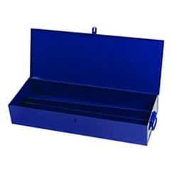 30-1/4 x 8-1/8 x 4-3/4" Blue Toolbox - Top Tool & Supply