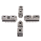 Hard Master Jaws for Scroll Chuck 8" 4-Jaw 4 Pc Set - Top Tool & Supply