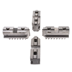 Hard Master Jaws for Scroll Chuck 5" 4-Jaw 4 Pc Set - Top Tool & Supply