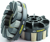 125mm x 18mm - 320 Grit - Nampower™ Nylon Abrasive Turbine Brush - Top Tool & Supply