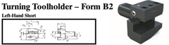 VDI Turning Toolholder - Form B2 (Left-Hand Short) - Part #: CNC86 22.5032 - Top Tool & Supply