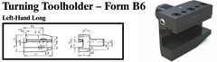 VDI Turning Toolholder - Form B6 (Left-Hand Long) - Part #: CNC86 26.2016 - Top Tool & Supply