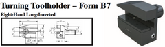 VDI Turning Toolholder - Form B7 (Right-Hand Long-Inverted) - Part #: CNC86 27.2016.1 - Top Tool & Supply