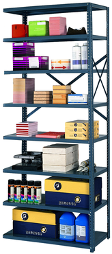 36 x 18 x 85'' (8 Shelves) - Open Style Add-On Shelving Unit - Top Tool & Supply