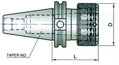 BT40 75 TG COLLET CHUCK STD LENGTH - Top Tool & Supply