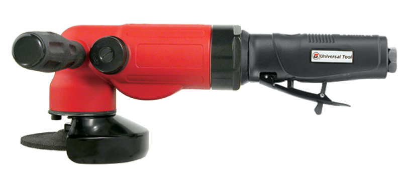 #UT8785-4 - 4" Right Angle - Air Powered Grinder - Side Exhaust - Top Tool & Supply
