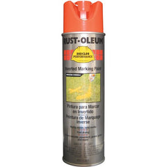 V2300 Fluorescent Red-Orange Spray Paint - Exact Industrial Supply