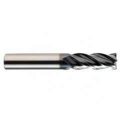 3/8 x 3/8 x 7/8 x 2-1/2 4Fl .030 C/R Carbide End Mill - TiALN - Top Tool & Supply