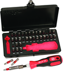 34PC SQ/TX/HEX IMPACT BIT SET - Top Tool & Supply