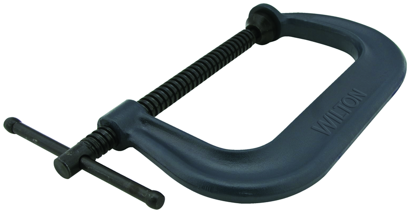 404, 400 Series C-Clamp, 0" - 4-1/4" Jaw Opening, 3-1/4" Throat Depth - Top Tool & Supply