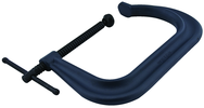 4406, 4400 Series Forged C-Clamp - Extra Deep-Throat, Regular-Duty, 0" - 6" Jaw Opening, 5" Throat Depth - Top Tool & Supply