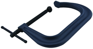 4408, 4400 Series Forged C-Clamp - Extra Deep-Throat, Regular-Duty, 2" - 8" Jaw Opening, 6" Throat Depth - Top Tool & Supply