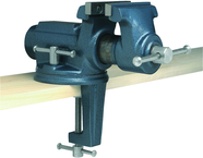 CBV-65, Super-Junior Vise, 2-1/2" Jaw Width, 2-1/8" Jaw Opening, 2" Throat Depth - Top Tool & Supply