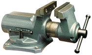 SBV-100, Super-Junior Vise, Swivel Base, 4" Jaw Width, 2-1/4" Jaw Opening - Top Tool & Supply