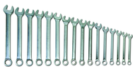 16 Piece Supercombo Wrench Set - High Polish Chrome Finish SAE; 1-5/16 - 2-1/2"; Tools Only - Top Tool & Supply