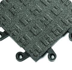 ErgoDeck General PupposeÂ Solid w/ GritShieldÂ Egronomic TilesÂ 18" x 18" x 7/8" Thick (Black) - Top Tool & Supply