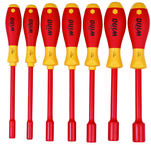 Insulated Nut Driver Inch Set Includes: 3/16" - 1/2". 7 Pieces - Top Tool & Supply