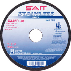 5″X1/16″X7/8″ SAIT A46R CUT-OFF WHL - Top Tool & Supply