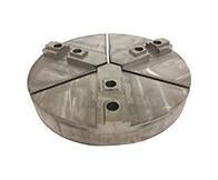 Round Chuck Jaws - Acme Serrated Key Type - Chuck Size 15" to 18" inches - Part #  18-RAC-15400A* - Top Tool & Supply