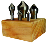 5 Pc. HSS Countersink & Deburring Tool Set - Top Tool & Supply
