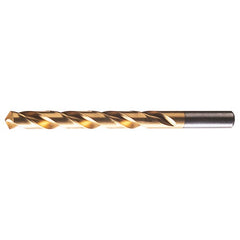 7.30mm RHS / RHC HSS 118 Degree Radial Point General Purpose Jobber Length Drill - TiN - Exact Industrial Supply