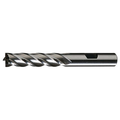 ‎5/16″ × 3/8″ × 1-3/8″ × 3-1/8″ RHS / RHC HSS HSS Single End Mulit Flute Center Cutting Finishing End Mill - TiN - Exact Industrial Supply