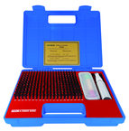 240 Pc. X-Tended Range Pin Gage Set .011 - .250" in .001" Increments (Plus) - Top Tool & Supply