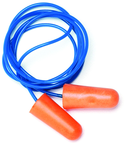 Earplugs NRR 31 dB Rating; 100 pr. Disposable / Corded - Top Tool & Supply