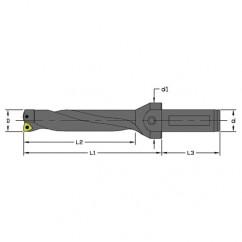 UD-1000-4D-100 - 1" Dia - Indexable Drill - Coolant Thru - Top Tool & Supply