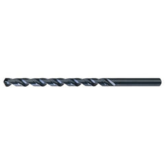 3/8″ RHS / RHC HSS 118 Degree Notched Point Extra Length Drill - Steam Oxide - Exact Industrial Supply