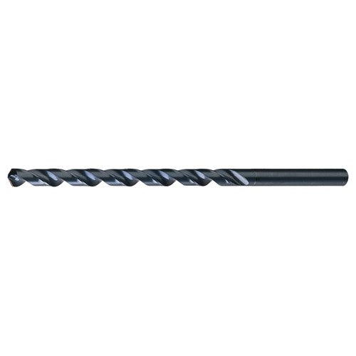 9/16″ RHS / RHC HSS 118 Degree Notched Point Extra Length Drill - Steam Oxide - Exact Industrial Supply