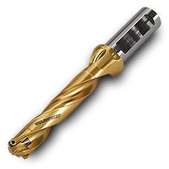 TD160008018R01 5xD Gold Twist Drill Body-Universal Flat Shank - Top Tool & Supply