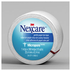 Nexcare Micropore Paper First Aid Tape 530-P1/2 1″ × 10 yds Wrapped - Top Tool & Supply