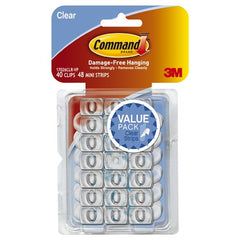 ‎Command Clear Decorating Clips Value Pack 17026CLR-40ES - Exact Industrial Supply