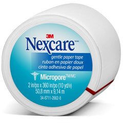 Nexcare Micropore Paper First Aid Tape 530-P1/2 2″ × 10 yds Wrapped - Top Tool & Supply