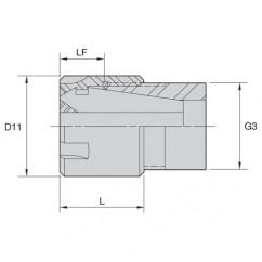 LER08M LOCKNUT - Top Tool & Supply