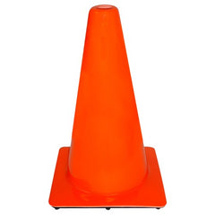 3M 18″ PVC Non Reflective Traffic Safety Cone 90128H1-C Orange - Top Tool & Supply