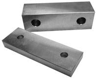 Machined Aluminum Vice Jaws - SBM - Part #  VJ-6A100215M - Top Tool & Supply