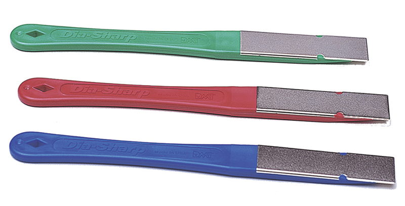 2-1/2 x 3/4" - X-Fine; Fine; Coarse Grits - Rectangular Dia-Sharp Mini Hone Sharpener - Top Tool & Supply