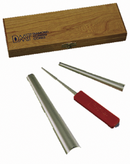 3/4 to 1-1/4" - Tapered Diamond Honing Slip Stones - Top Tool & Supply