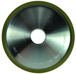 6 x 1/2 x 1-1/4'' - 1/8'' Abrasive Depth - 150 Grit - 3/8 Rim Type 4A2 Diamond Wheel for Foley-Type Grinder - Top Tool & Supply