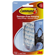 Command Large Clear Hook 17093CLR-ES - Exact Industrial Supply