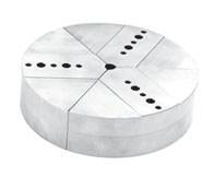 Round Chuck Jaws - Northfield Type Chucks - Chuck Size 3" inches - Part #  RNF-3075A - Top Tool & Supply