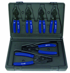 6 Piece - Combination Int/Ext Snap Ring Plier Set - Top Tool & Supply