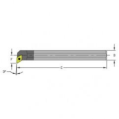 E12Q SDUPR3 Solid Carbide Boring Bar w/Coolant - Top Tool & Supply