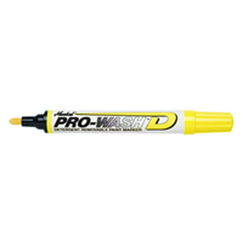 Pro Wash Marker D - Model 97011 - Yellow - Top Tool & Supply