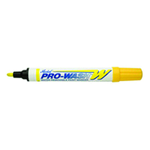 Pro Wash Marker W - Model 97031 - Yellow - Top Tool & Supply